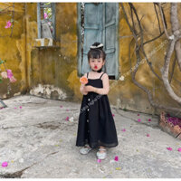 Maxi Thiên nga đen và trắng, đầm váy maxi voan tơ dáng dài (Tiệm Nhà Nghé)