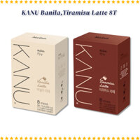 Maxim KANU All Instant Stick Coffee Banila Latte 8T, Tiramisu Latte 8T