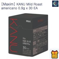 [Maxim] KANU Mild Roast americano 0,9g x 30 EA / Không hộp