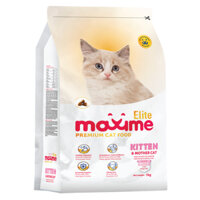 Maxime elite kitten and mother cat 1kg hạt khô thức ăn cho mèo con dưới 12 tháng tuổi và mèo mẹ, mèo mang thai