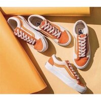 [MAXS20 giảm 20k]  Giày Sneaker Vans Style 36 Trắng Cam (fullbox,tag,giấy gói) Cam kết chính hãng