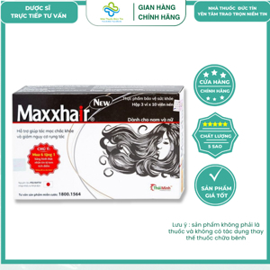 Thực phẩm chức năng giúp mọc tóc nhanh, ngăn ngừa rụng tóc Maxxhair
