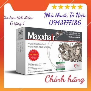 Thực phẩm chức năng giúp mọc tóc nhanh, ngăn ngừa rụng tóc Maxxhair