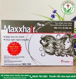 Thực phẩm chức năng giúp mọc tóc nhanh, ngăn ngừa rụng tóc Maxxhair