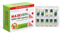 MaxxHepa Urso 300 Capsules trị xơ gan do mật nguyên phát