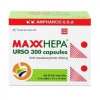 MaxxHepa Urso 300mg Ampharco 3 vỉ x 10 viên