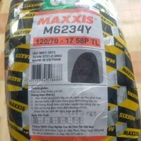 Maxxis 120/70-17 58p TL vỏ xe