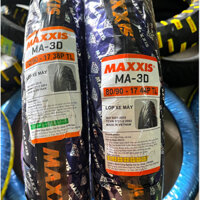 (Maxxis 3D) Cặp vỏ Maxxis 3D (kim cương) 70/90-17 TL và 80/90-17 TL cho xe số Wave RS, Satria, Sonic,.. - Vỏ không ruột