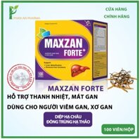 Maxzan Thực phẩm chức năng giải độc gan giúp thanh nhiệt Giải độc Mát gan Giúp bảo vệ tăng cường chức năng gan Hạn chế tác hại của rượu bia hóa chất dùng cho người Viêm gan xơ gan men gan cao Nine's Beauty Phan An Green