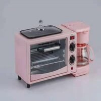 Máy ăn sáng tại nhà 3 trong 1, máy pha cà phê tự động đa chức năng, máy làm bánh mì điện mini với sữa nóng