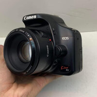 Máy Ảnh Canon 450D kèm 50F1.8 đời II, dùng để chụp chân dung ngoại hình đẹp 95%