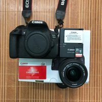 Máy ảnh canon 700d và lens 18 55 is stm fullbox LBM