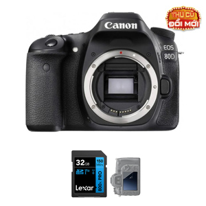 Máy ảnh Canon EOS 80D (body) -  24.2 megapixel, Wifi và NFC