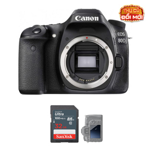 Máy ảnh Canon EOS 80D (body) -  24.2 megapixel, Wifi và NFC