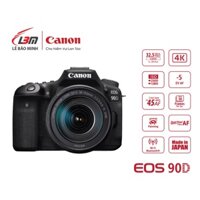 Máy ảnh Canon EOS 90D kit 18-55mm - hàng chính hãng Lê Bảo MInh