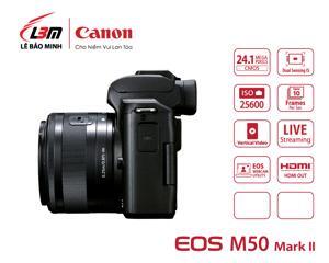 Máy ảnh Canon EOS M50 Mark II kèm lens 15-45mm