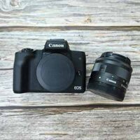 Máy ảnh Canon M50 vs 15 45 STM