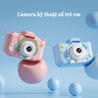 Máy ảnh cho bé Camera kỹ thuật số mini chụp ảnh siêu nét Đầu ghi Video 1080P với thẻ TF 64GB Chụp ảnh, quay video, trò c