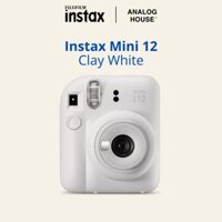 Máy ảnh chụp lấy liền Fujifilm Instax Mini 12 - Hàng chính hãng - Trắng - Clay White