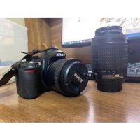 Máy ảnh cũ 95% Nikon D3100 + kis 55-200mm VR + Nikon AF-S 50mm f/1.8G