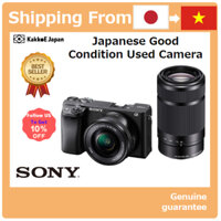 [Máy ảnh đã qua sử dụng tại Nhật Bản] MÁY ẢNH ỐNG KÍNH CÓ THỂ THAY ĐỔI KHÔNG GƯƠNG SONY APS-C Α6400 BỘ ỐNG KÍNH ZOOM ĐÔI (KÈM ỐNG KÍNH: SELP1650+SEL55210) BLACK ILCE-6400Y B [Japan Used Camera] SONY APS-C MIRRORLESS INTERCHANGEABLE LENS CAMERA Α6400 DOUBL