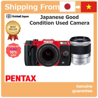 [Máy ảnh đã qua sử dụng tại Nhật Bản] Bộ ống kính không gương lật kỹ thuật số PENTAX Q10 Zoom kép [Zoom tiêu chuẩn 02 ZOOM TIÊU CHUẨN / Zoom tele 06 ZOOM CHỤP ẢNH ĐIỆN THOẠI] Đỏ Q10 WZOOMKIT RED 12208 [Japan Used Camera] PENTAX Digital Mirrorless Intercha