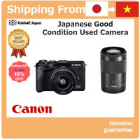 [Máy ảnh đã qua sử dụng tại Nhật Bản] Bộ kit Canon EOS M6 Mark II Zoom kép màu đen EOSM6MK2BK-WZK [Japan Used Camera] Canon EOS M6 Mark II Double Zoom Kit Black EOSM6MK2BK-WZK