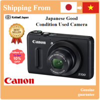 [Máy ảnh đã qua sử dụng tại Nhật Bản] Máy ảnh kỹ thuật số Canon PowerShot S100 Đen PSS100(BK) 12,1 triệu điểm ảnh Góc rộng 24mm Quang học zoom 5x Màn hình màu LCD TFT 3,0 inch [Japan Used Camera] Canon Digital Camera PowerShot S100 Black PSS100(BK) 12.1 m