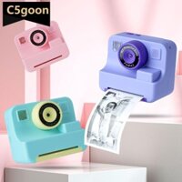 Máy ảnh di động in tức thì C5GOON với màn hình lớn 40MP Máy ảnh trẻ em đa chức năng di động nhỏ gọn có bút màu S4X5