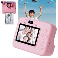 Máy ảnh di động in tức thì DREAMFOREST với màn hình lớn 40MP Độ rõ nét nhỏ gọn Máy ảnh trẻ em đa chức năng di động có bút màu L3N3