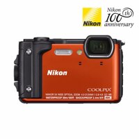 Máy ảnh du lịch chống nước Nikon W300 (Cam) 16MP Zoom quang 5X - Tặng thẻ nhớ SD 16GB + túi đựng máy