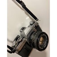 Máy ảnh film Canon Ae-1 và lens 50mm f1.8