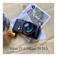 Máy ảnh film Nikon F2 không gù ngắm (body)