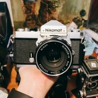 Máy ảnh film Nikon Nikomat FTN Silver