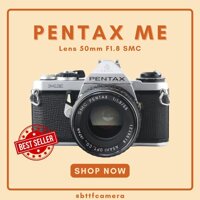 Máy ảnh film Pentax ME kèm lens 50mm f1.8 SMC