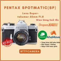 Máy Ảnh Film Pentax Spotmatic (SP) Kèm Ống Kính Super-Takuma 55mm f1.8