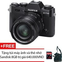 Máy ảnh Fujifilm X-T10 Lens kit XF 18-55mm F2.8-4 R LM OIS (Đen) +Tặng  túi  + thẻ  8GB