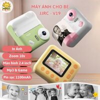 Máy ảnh JJRC V19 In hình lấy liền, Ống kính Zoom 10x, Quay Video 1080FHD, Màn hình 2.4inch, Đồ chơi cho Bé - Sunny Kids