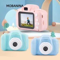 Máy ảnh kỹ thuật số Mini MOBANINA, Video HD có thể chụp ảnh Máy ảnh nhỏ, Phim hoạt hình dễ thương Màn hình HD 2 Inch 1080P Đồ chơi Máy quay phim Quà tặng sinh nhật
