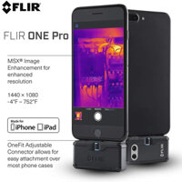 Máy ảnh nhiệt FLIR ONE PRO cho điện thoại di động Máy ảnh nhiệt hồng ngoại cho điện thoại IOS Android Type-C Phát hiện hệ thống nước sưởi sàn