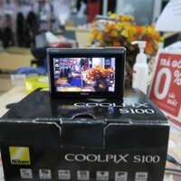 Máy ảnh Nikon Coopix S100 màn hình cảm ứng fullbox