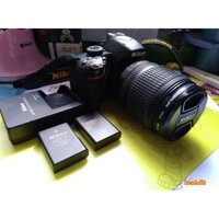 Máy ảnh Nikon D3200 phụ kiện đầy đủ 2 pin