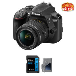 Máy ảnh Nikon D3400 AF-P DX 18-55mm F/3.5-5.6G VR - 24MP