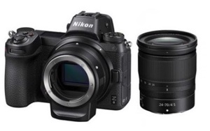 Máy ảnh Nikon Z6 kit 24-70mm F4 S + Ngàm FTZ