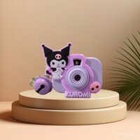 Máy ảnh Sanrio Kuromi Cinnamoroll My Melody, dây chuyền mô phỏng đồ chơi cho trẻ em, mặt dây chuyền cho bé gái học sinh