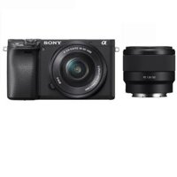 Máy ảnh Sony Alpha ILCE-6400L/ A6400 Kit 16-50mm + E 50mm F1.8 OSS / SEL50F18/ Đen