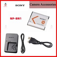 Máy Ảnh sony dsc-w350 w380 w390 w570 t99c np-bn1 + Bộ Sạc + Cáp Dữ Liệu