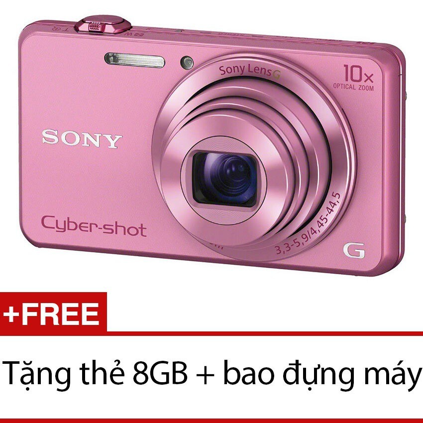 SONY Cyber-shot DSC-WX220 Digital Camera 18.2MP LUMIX Compact Pink