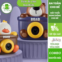 Máy ảnh tạo bọt hình gấu vịt dễ thương cho bé (sẵn hàng)- Shop JamesBond Kidsa