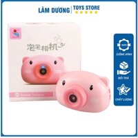 Máy ảnh thổi bong bóng xà phòng 💝LÂM DƯƠNG TOYS💝 Máy thổi bong bóng xà phòng tự động hình thú có nhạc cho trẻ em